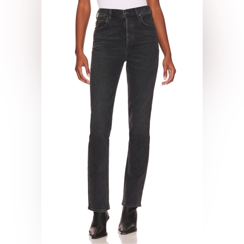AGOLDE Freya High Rise Slim Jeans Size 27 - Picture 2 of 15